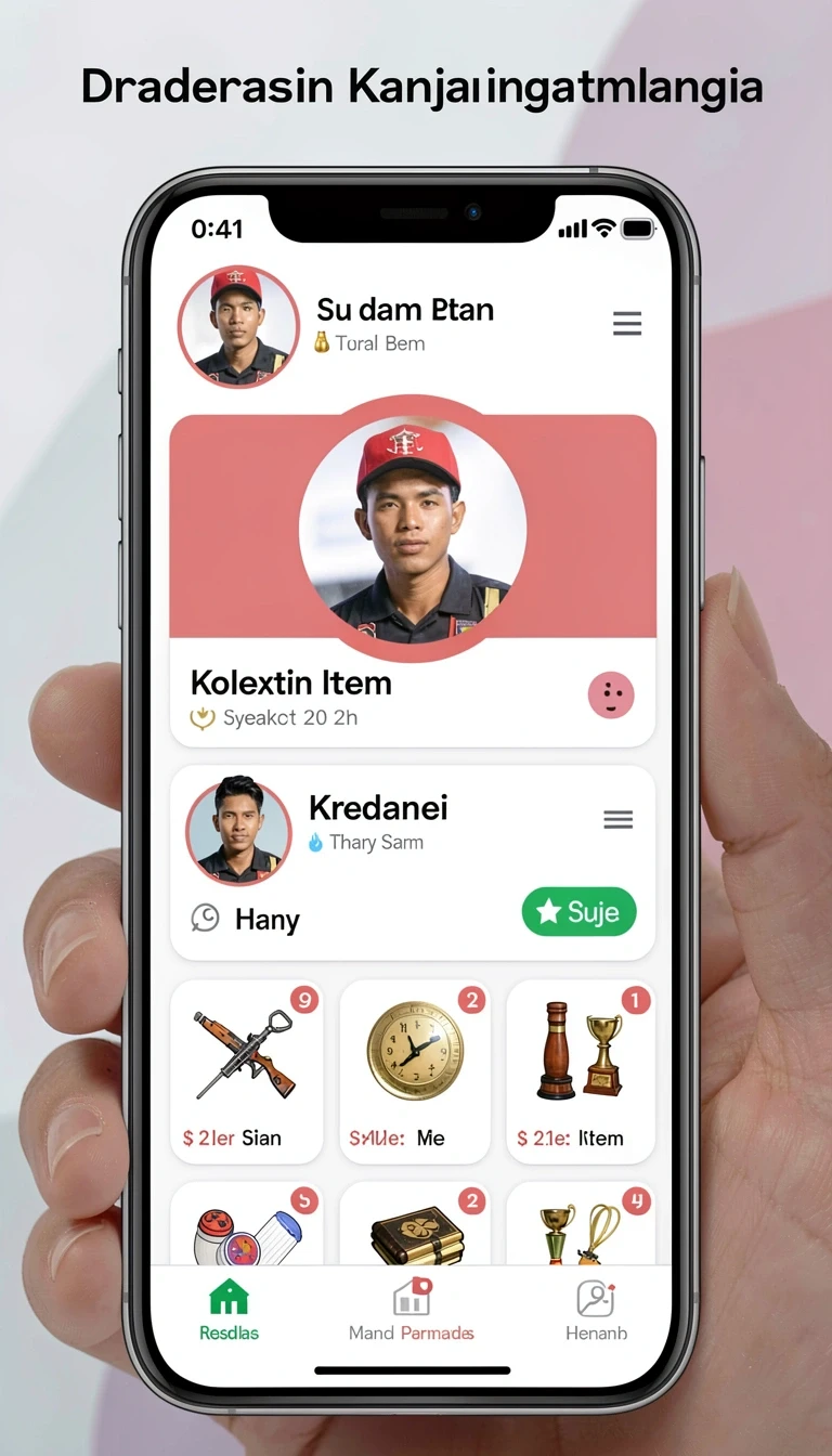 Tampilan utama aplikasi rejeki App APK Terbaru yang intuitif dan efisien.