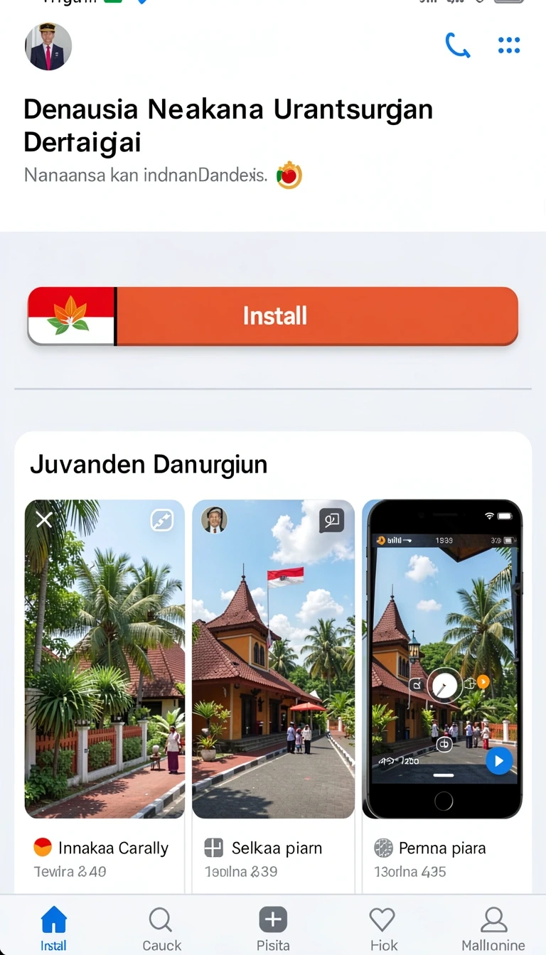 Tampilan utama aplikasi Review Aplikasi mbo128 Versi Terbaru yang intuitif dan efisien.